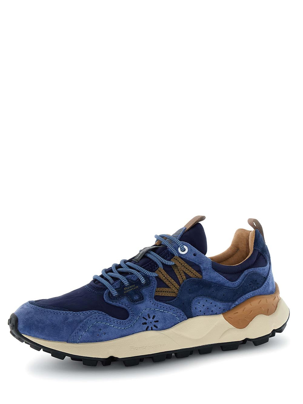 YAMANO 3 MAN Flower Mountain Sneaker Uomo 2017816.01 Blu/marrone