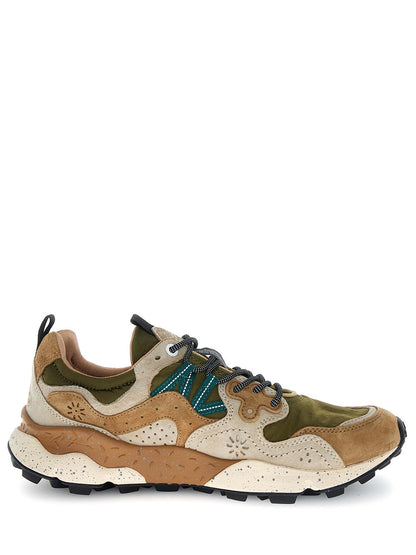 YAMANO 3 MAN Flower Mountain Sneaker Uomo 2017816.01 Verde/Marrone