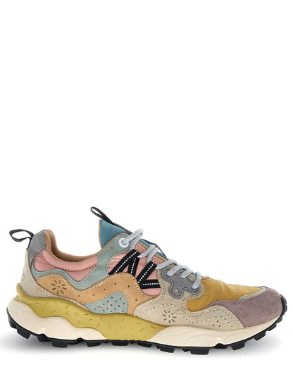 YAMANO 3 WOMAN Flower Mountain Sneaker Donna 2017817.01 Beige/rosa
