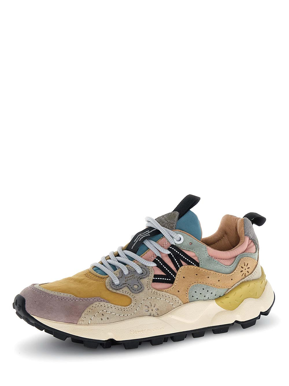 YAMANO 3 WOMAN Flower Mountain Sneaker Donna 2017817.01 Beige/rosa