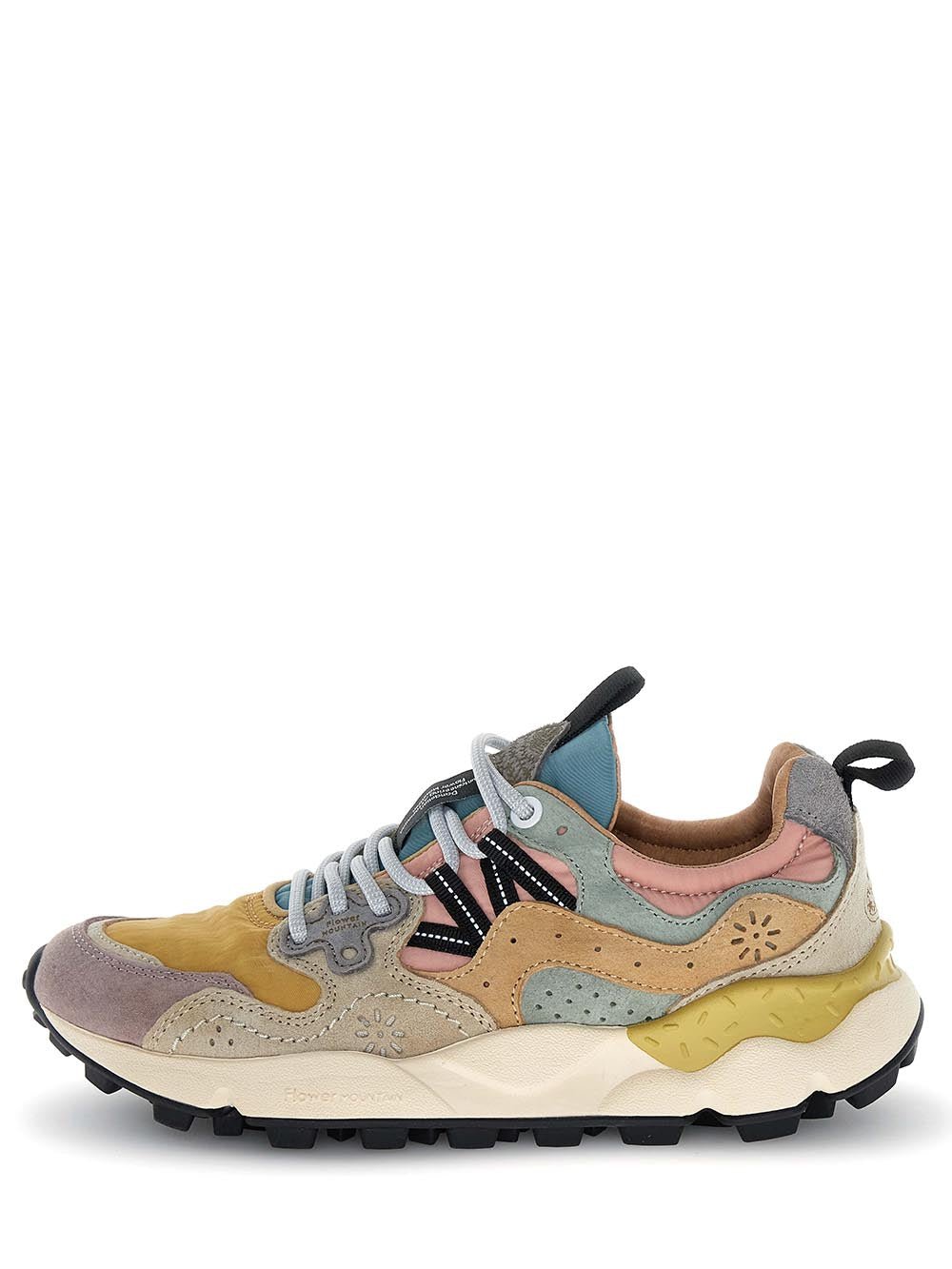 YAMANO 3 WOMAN Flower Mountain Sneaker Donna 2017817.01 Beige/rosa