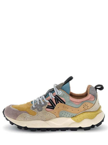 YAMANO 3 WOMAN Flower Mountain Sneaker Donna 2017817.01 Beige/rosa