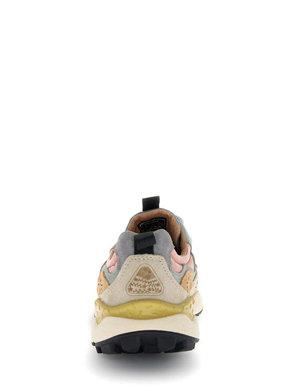 YAMANO 3 WOMAN Flower Mountain Sneaker Donna 2017817.01 Beige/rosa