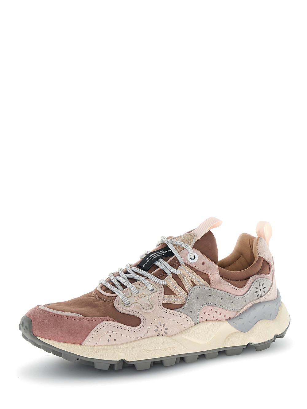 YAMANO 3 WOMAN Flower Mountain Sneaker Donna 2017817.01 Rosa/Grigio