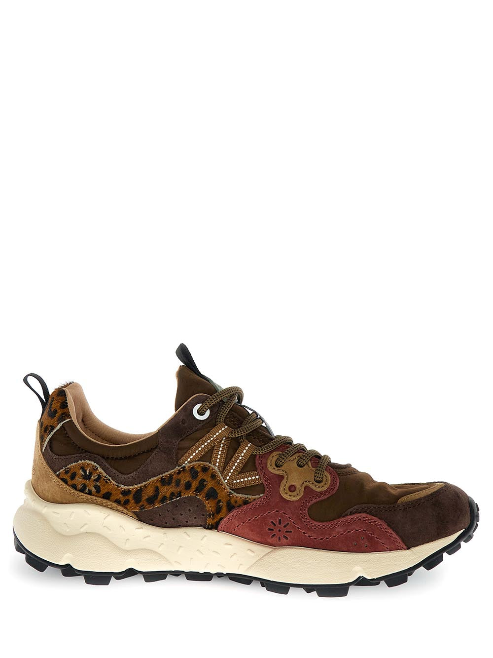 YAMANO 3 UNI Flower Mountain Sneaker Unisex 2017818.56 Marrone/Bordeaux