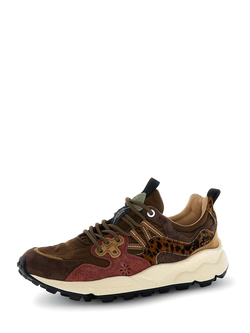 YAMANO 3 UNI Flower Mountain Sneaker Unisex 2017818.56 Marrone/Bordeaux