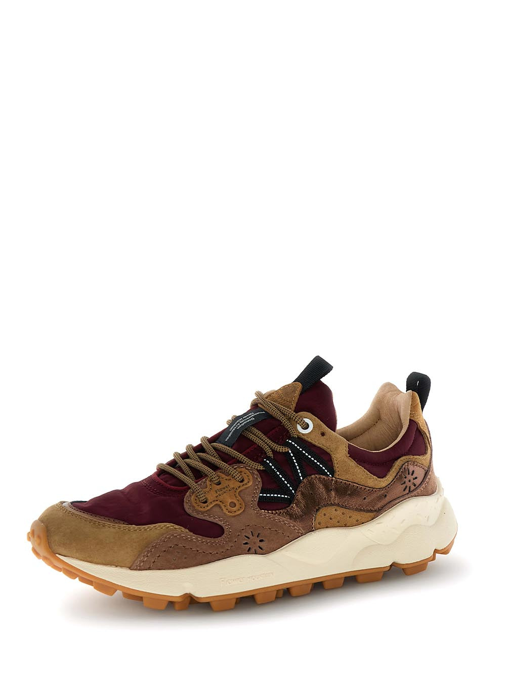 YAMANO 3 UNI Flower Mountain Sneaker Unisex 2017818.82 Bordeaux/Bronzo