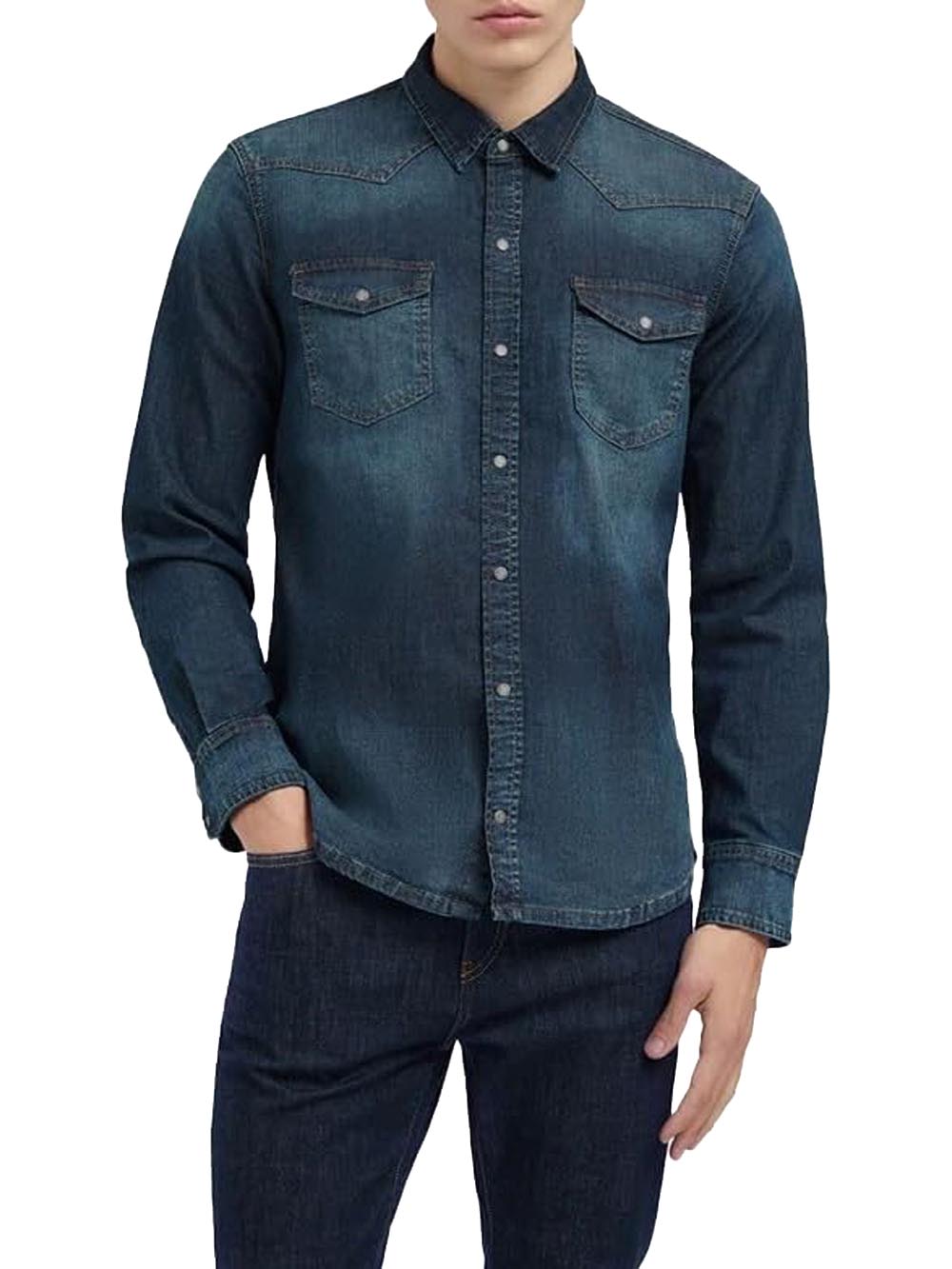 kant new Gas Camicia Uomo A7302 Medio