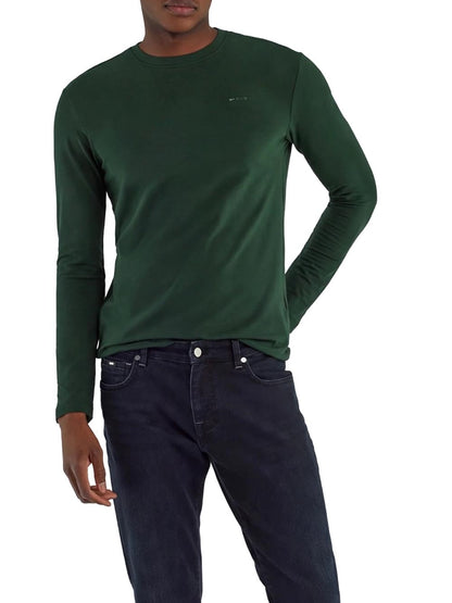 janis/s str.logo g. Gas T-shirt Uomo B0633 30 0272 Verde