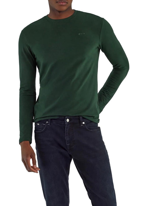 janis/s str.logo g. Gas T-shirt Uomo B0633 30 0272 Verde