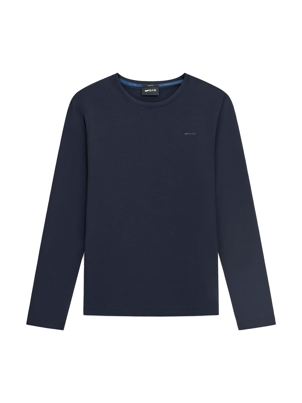 janis/s str.logo g. Gas T-shirt Uomo B0633 30 0272 Blu