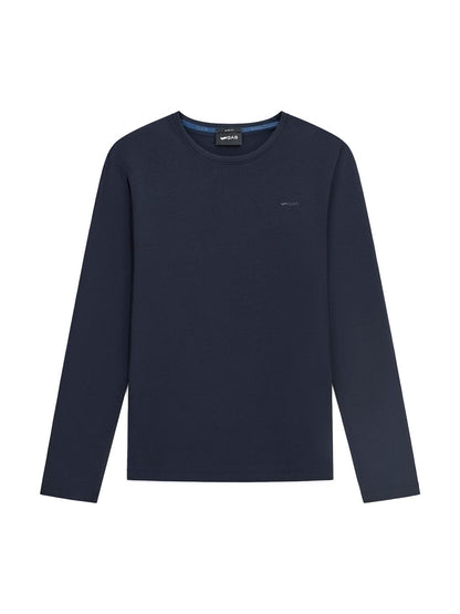 janis/s str.logo g. Gas T-shirt Uomo B0633 30 0272 Blu