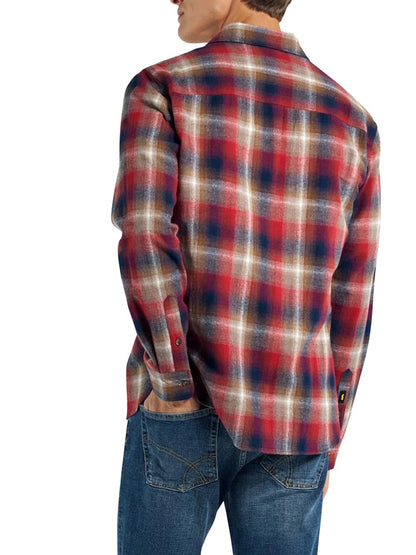 riviera cf pocket check cotton Gas Camicia Uomo B2017 03 15 1467 Blu rosso