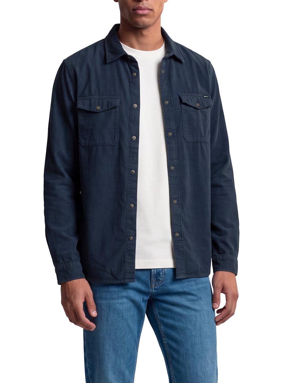 kin/r 2 pkt Gas Camicia Uomo B2023 03 15 1466 Blu