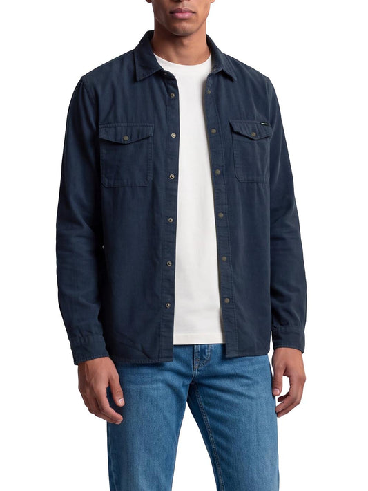kin/r 2 pkt Gas Camicia Uomo B2023 03 15 1466 Blu