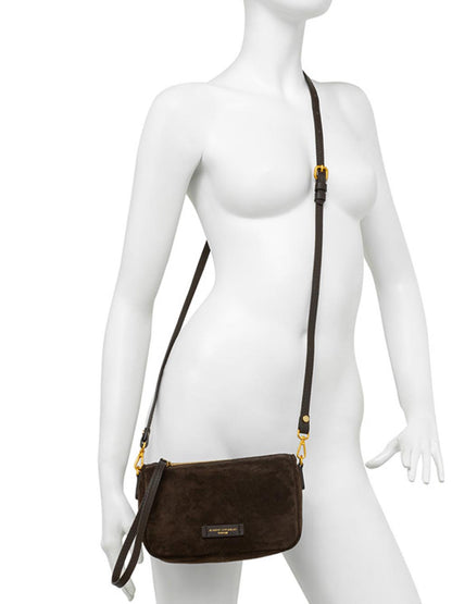 NORA POUCH Gianni Chiarini Pochette Donna Bs 10224 CM-pl Marrone scuro