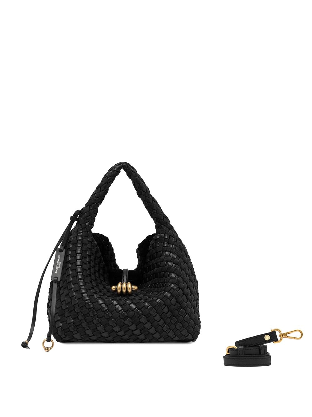 AURELIE Gianni Chiarini Borsa a Mano Donna Bs 12065/comm W-Plint Nero