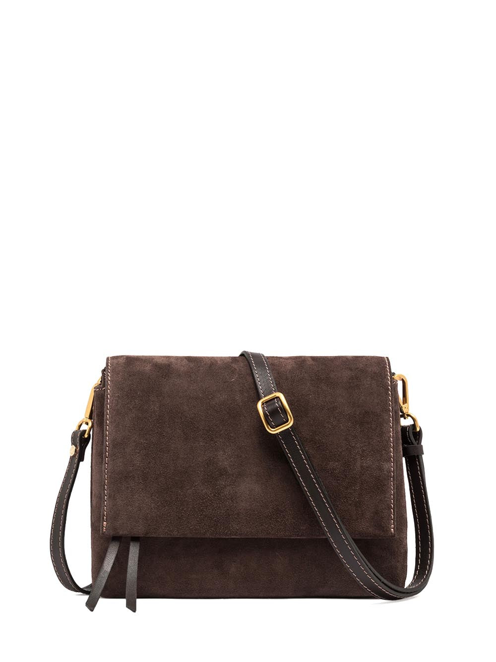 THREE Gianni Chiarini Borsa a Tracolla Donna Bs 12294/comm CM-pl Marrone scuro