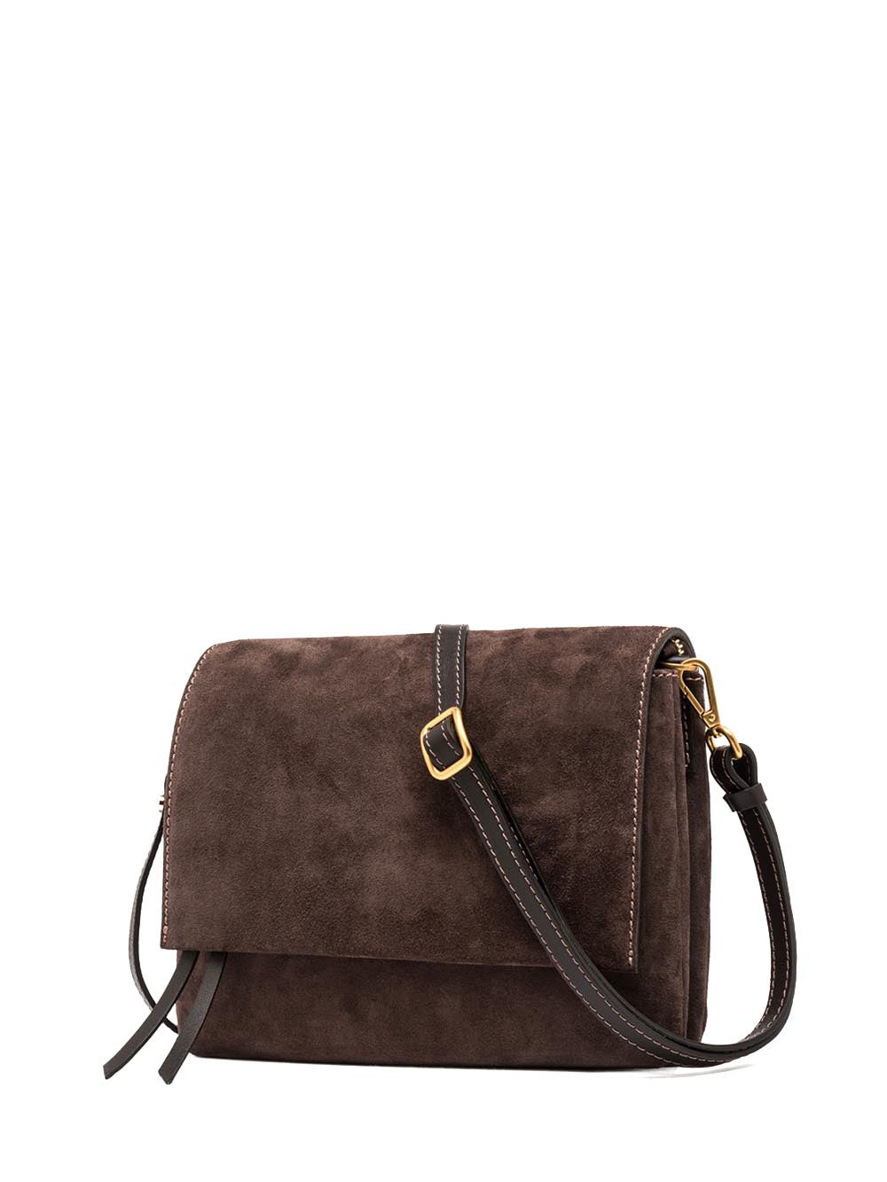 THREE Gianni Chiarini Borsa a Tracolla Donna Bs 12294/comm CM-pl Marrone scuro