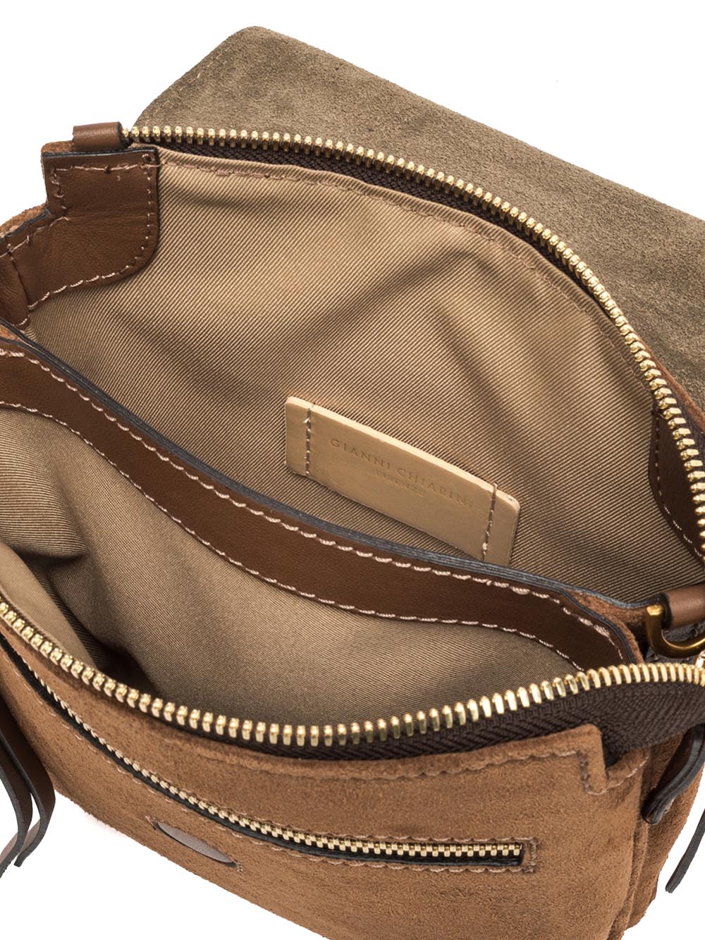 THREE Gianni Chiarini Borsa a Tracolla Donna Bs 12296/comm CM-pl Cognac