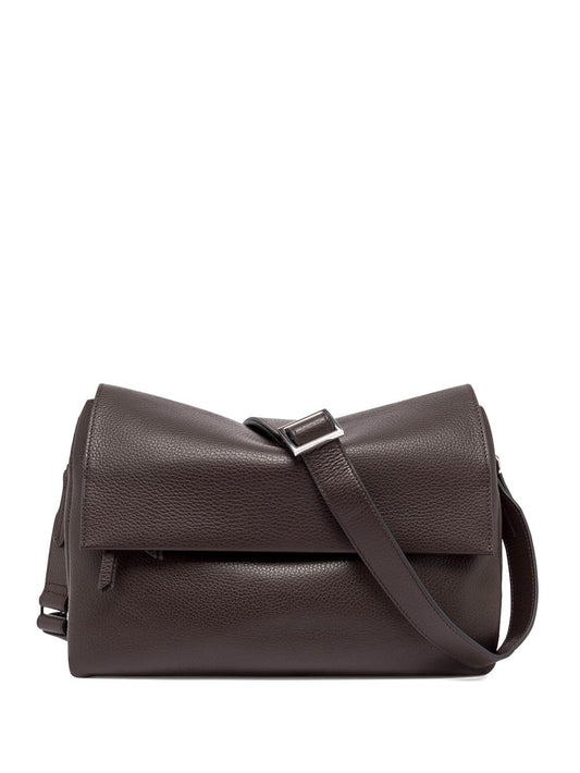 THREE Gianni Chiarini Borsa a Tracolla Donna Bs 12305/comm Grn Marrone scuro