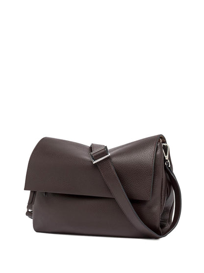 THREE Gianni Chiarini Borsa a Tracolla Donna Bs 12305/comm Grn Marrone scuro