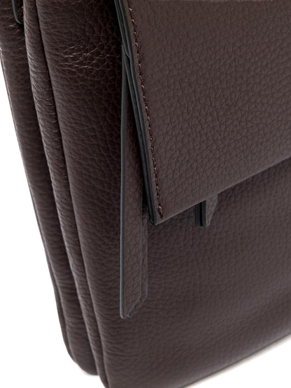 THREE Gianni Chiarini Borsa a Tracolla Donna Bs 12305/comm Grn Marrone scuro