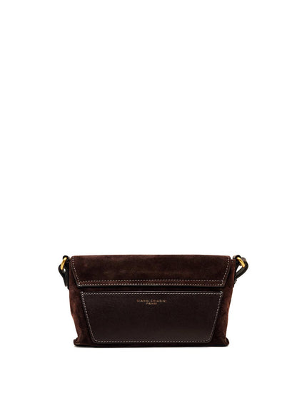 EUGENIA Gianni Chiarini Borsa a Tracolla Donna Bs 12311 CM-pl Marrone scuro