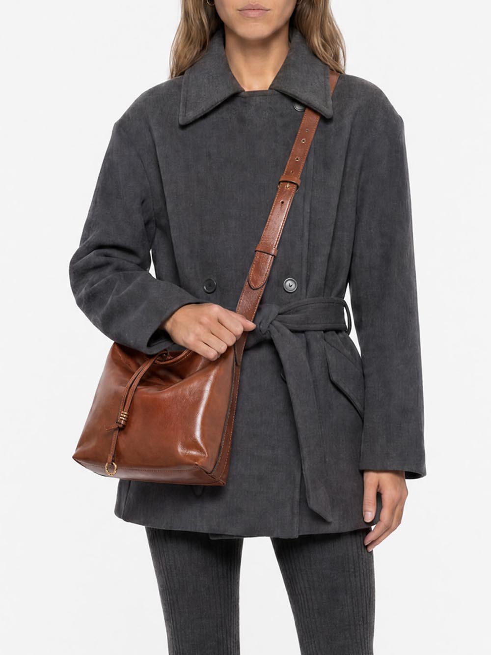 CARLA Gianni Chiarini Borsa a Tracolla Donna Bs 12435 Ralph Marrone