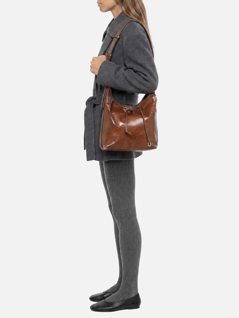 CARLA Gianni Chiarini Borsa a Tracolla Donna Bs 12435 Ralph Marrone