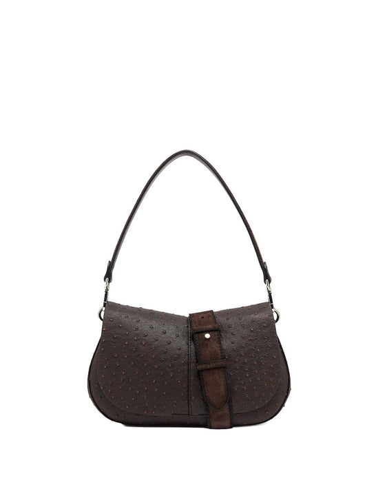 HELENA ROUND Gianni Chiarini Borsa a Mano Donna Bs 12659 Stemu Marrone scuro