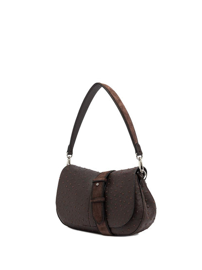 HELENA ROUND Gianni Chiarini Borsa a Mano Donna Bs 12659 Stemu Marrone scuro