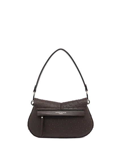HELENA ROUND Gianni Chiarini Borsa a Mano Donna Bs 12659 Stemu Marrone scuro