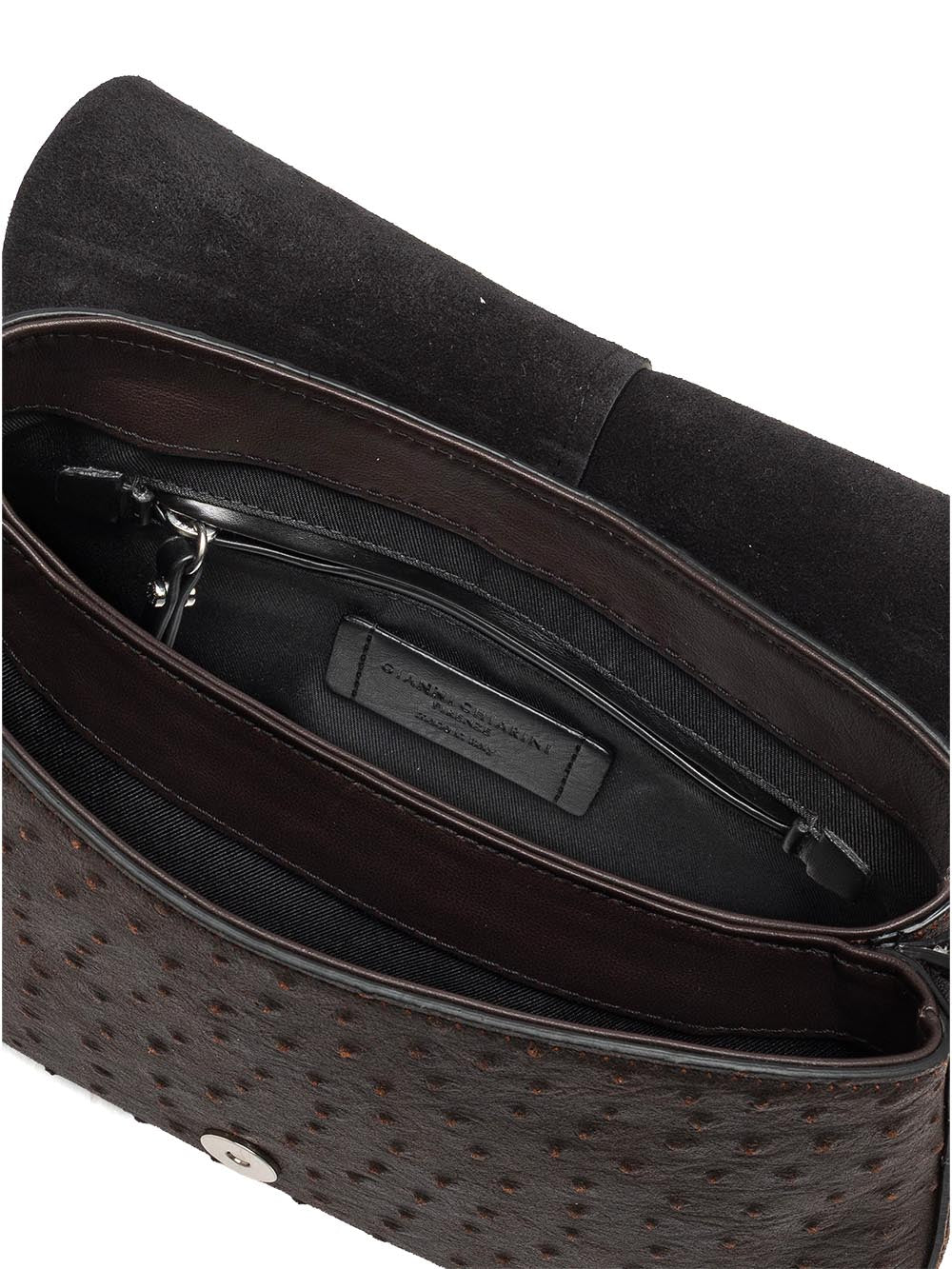 HELENA ROUND Gianni Chiarini Borsa a Mano Donna Bs 12659 Stemu Marrone scuro