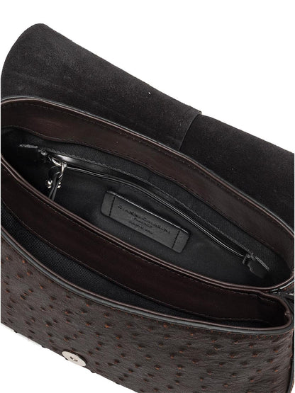 HELENA ROUND Gianni Chiarini Borsa a Mano Donna Bs 12659 Stemu Marrone scuro