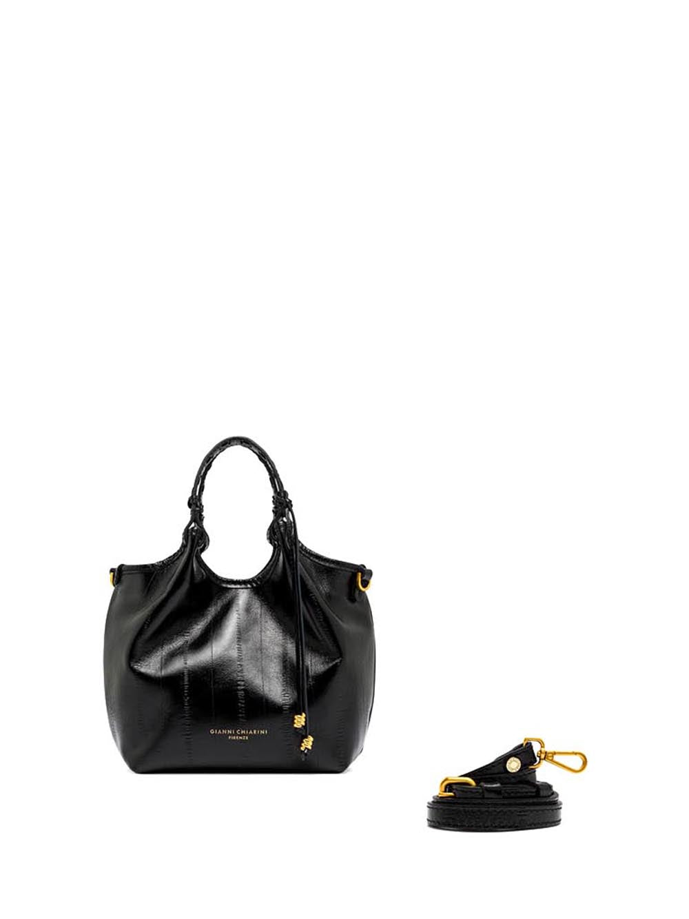 DUA Gianni Chiarini Borsa a Mano Donna Bs 12678 EeL-Psly Nero