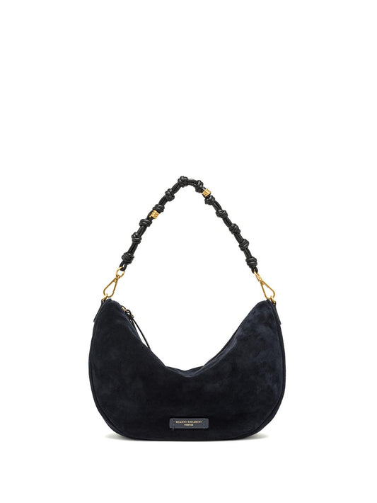 CLEO Gianni Chiarini Borsa a Spalla Donna Bs 12691 CM-pl Blu notte