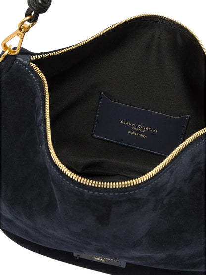 CLEO Gianni Chiarini Borsa a Spalla Donna Bs 12691 CM-pl Blu notte