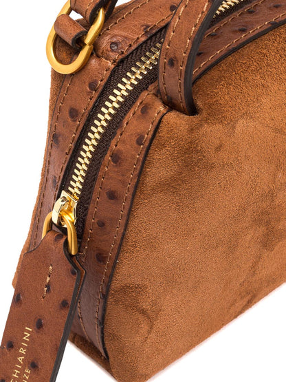 ALIFA Gianni Chiarini Borsa a Mano Donna Bs 8625 CM-Stemu Cognac