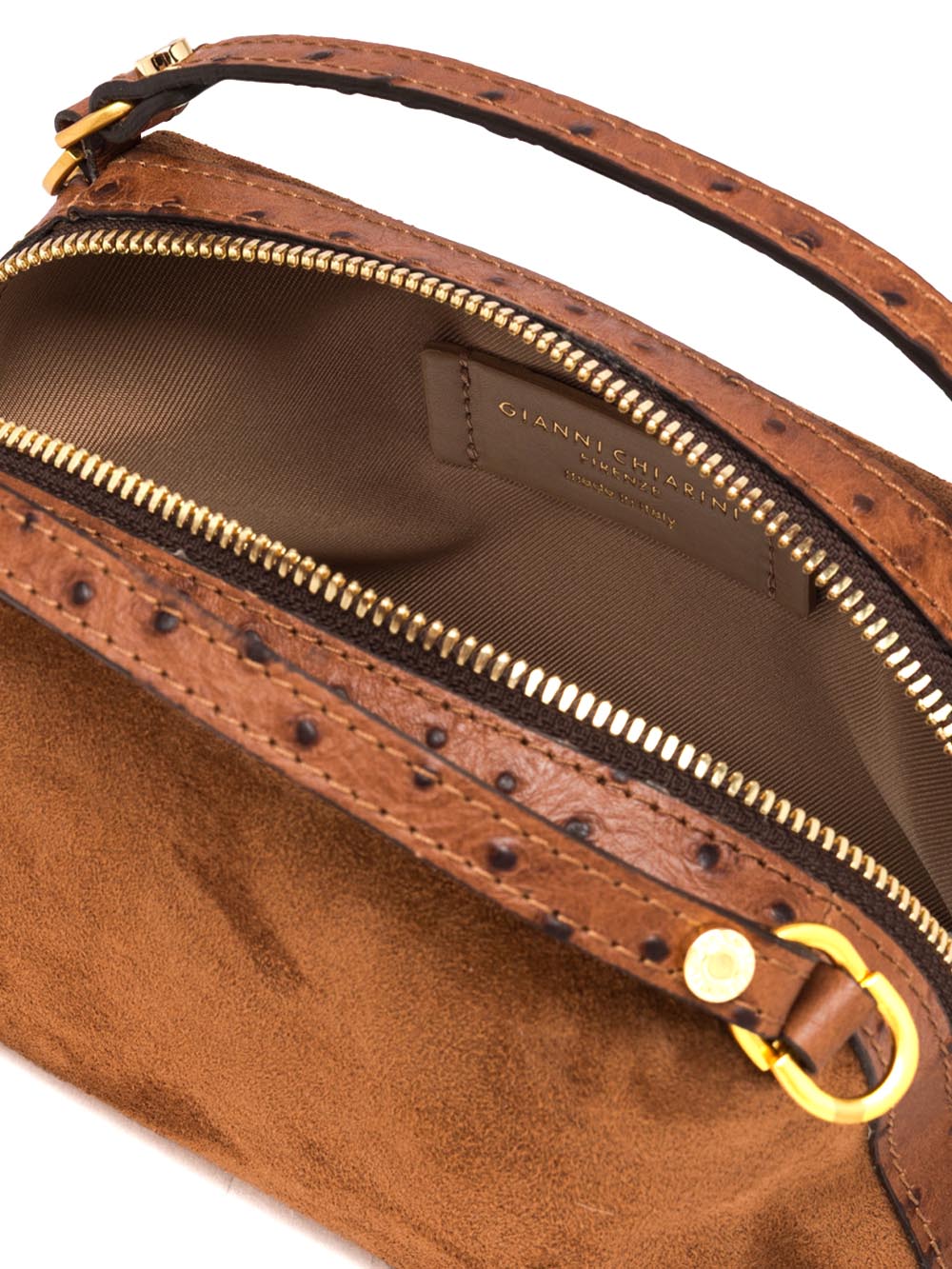 ALIFA Gianni Chiarini Borsa a Mano Donna Bs 8625 CM-Stemu Cognac