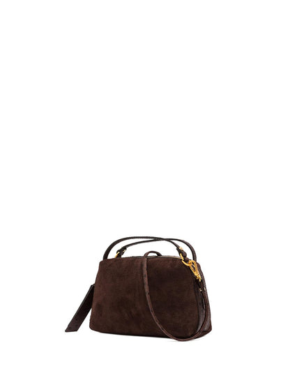 ALIFA Gianni Chiarini Borsa a Mano Donna Bs 8625 CM-Stemu Marrone scuro