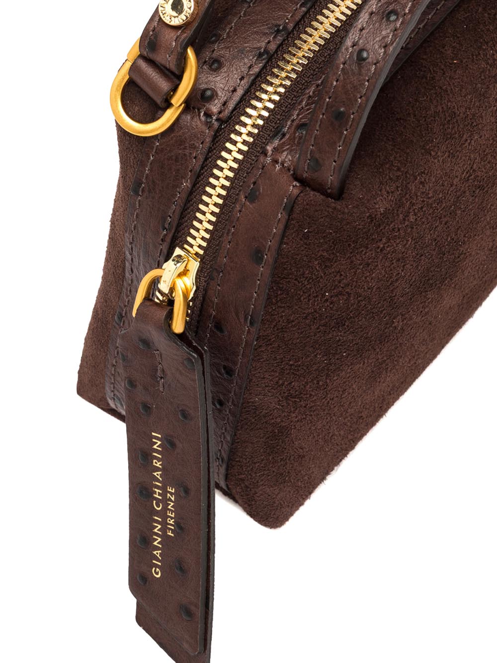 ALIFA Gianni Chiarini Borsa a Mano Donna Bs 8625 CM-Stemu Marrone scuro
