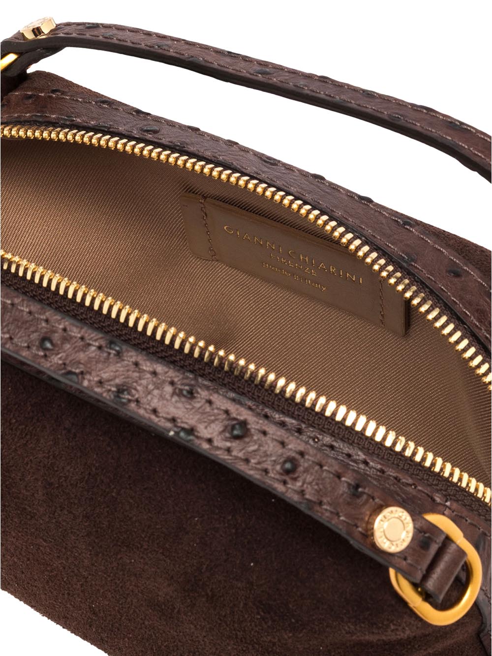 ALIFA Gianni Chiarini Borsa a Mano Donna Bs 8625 CM-Stemu Marrone scuro