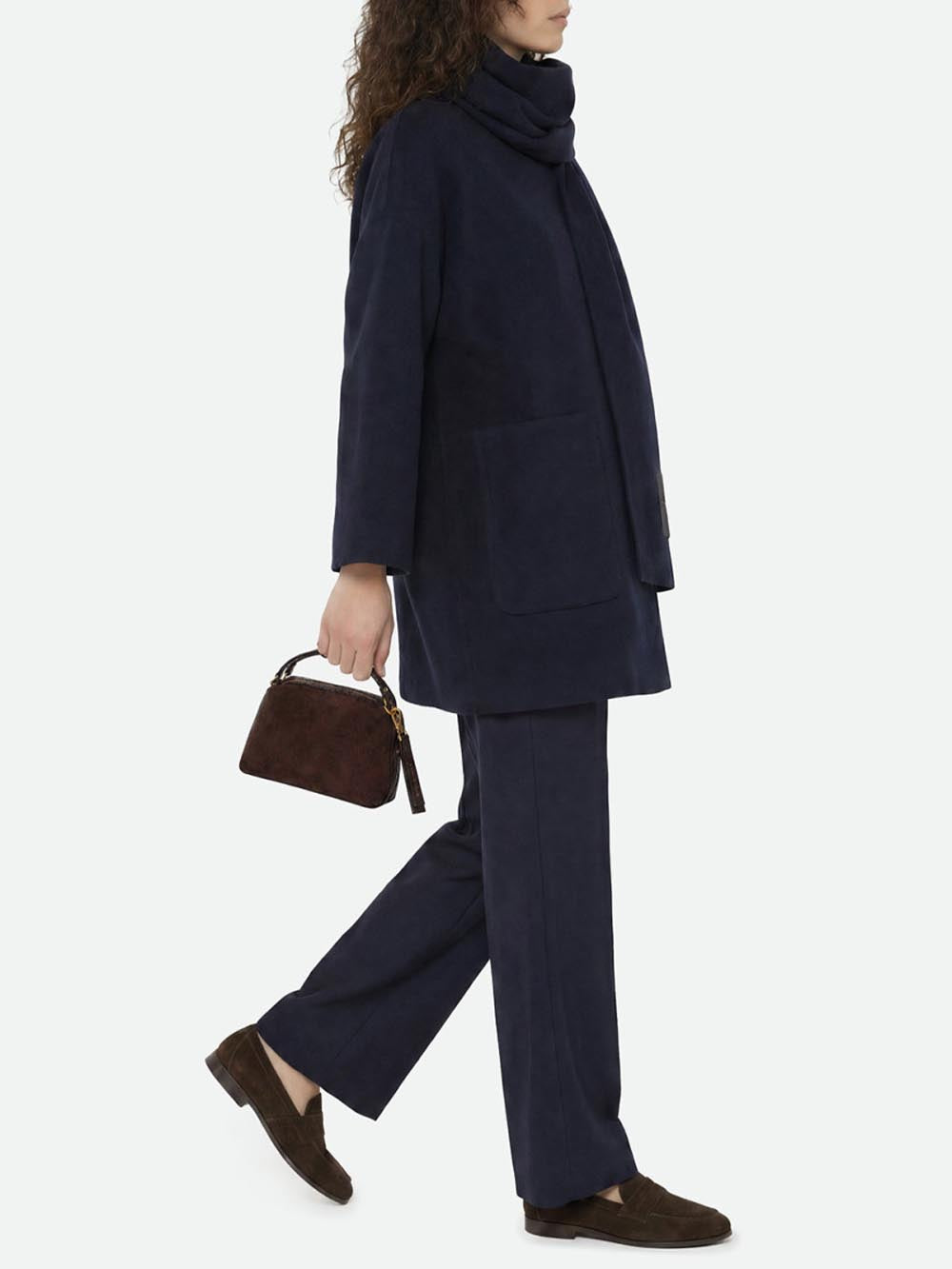 ALIFA Gianni Chiarini Borsa a Mano Donna Bs 8625 CM-Stemu Marrone scuro