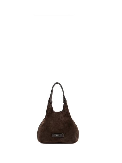 DUA Gianni Chiarini Borsa a Mano Donna Bs 9798 CM-pl Marrone scuro