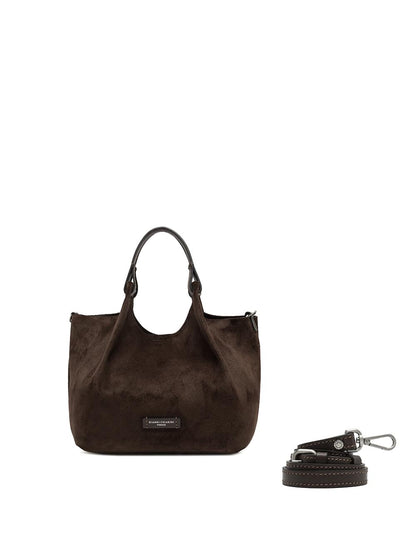 DUA Gianni Chiarini Borsa a Mano Donna Bs 9799 CM-pl Marrone scuro
