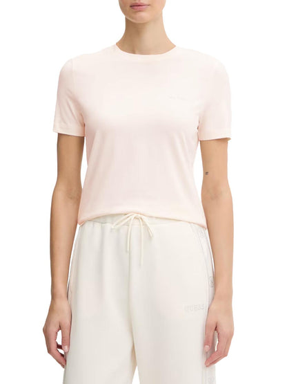 TRACEY CN SS T-SHIRT Guess T-shirt Donna V6ri07 J1314 Cipria