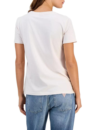 LUNITA CN SS T-SHIRT Guess T-shirt Donna V6yi08 K4689 Bianco