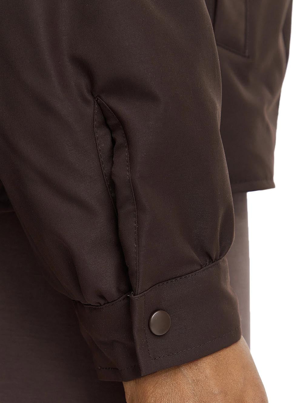 OLYMPE ZIPPED HOODIE JACKET Guess Giubbino Donna V6yl11 W2871 Marrone