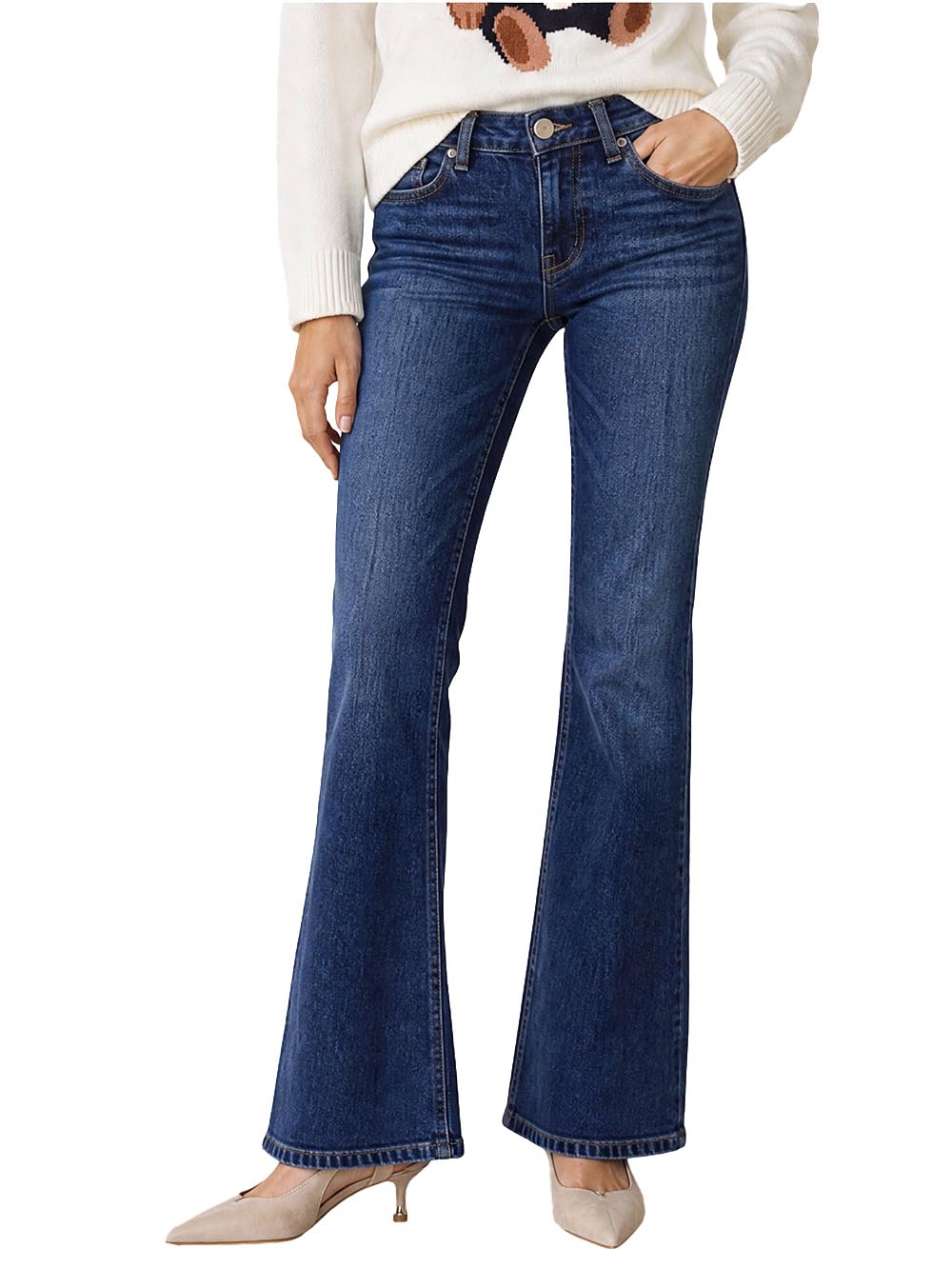 BEVERLY LOW RISE Guess Jeans Donna W6baj7 D2097 Scuro